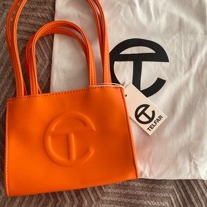 Telfar Small Shopping Bag - Orange - Brand New